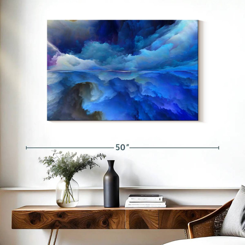 Avery Abstract Sky, 26" H x 39" W