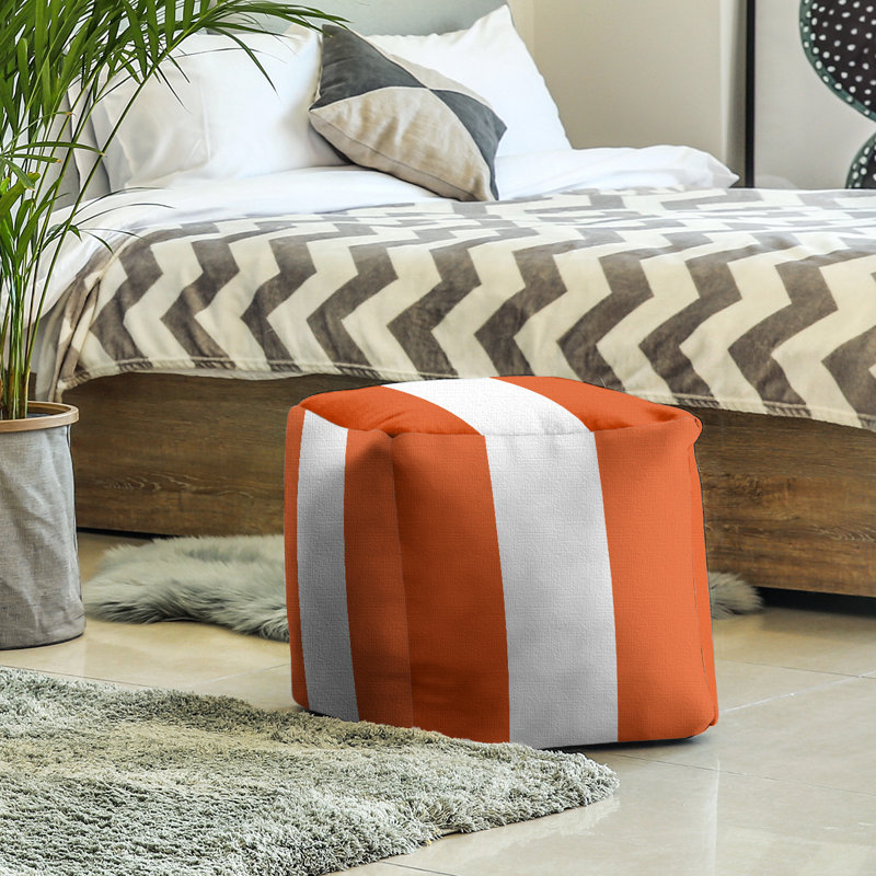 Repose-pieds Oregon Corvallis, Orange / blanc / orange