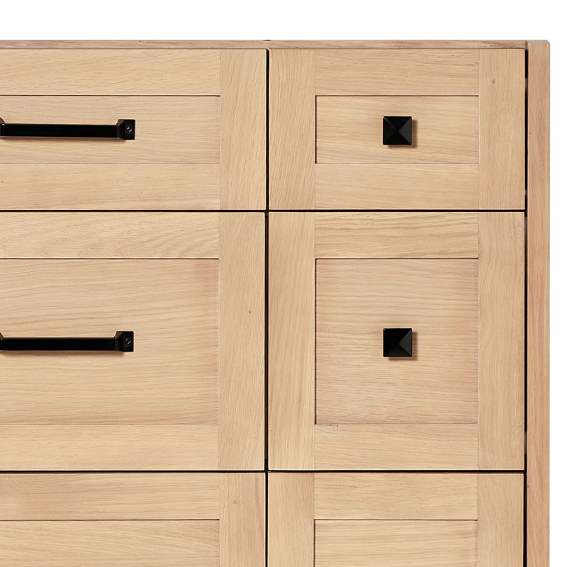 ARIEL Monroe 48 Single Sink Bathroom Vanity with Carrara Quartz Top, Oak, 66" - 67", Pure White Quartz