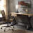 Danton Gold Aluminum Rectangular Writing Desk