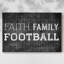Faith Family Football-Gallery Wrapped Canvas-1862952092