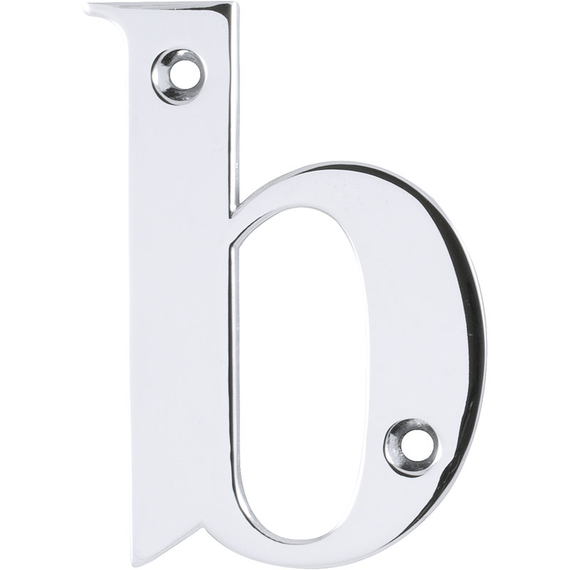 Klodian 7.7cm H Zinc House Letter, Silver, B