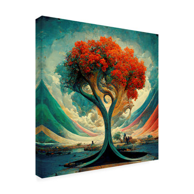 «Floral Tree of Life 18», reproduction sur toile