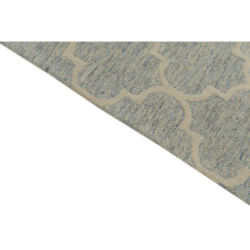 Tapis bleu clair Otto