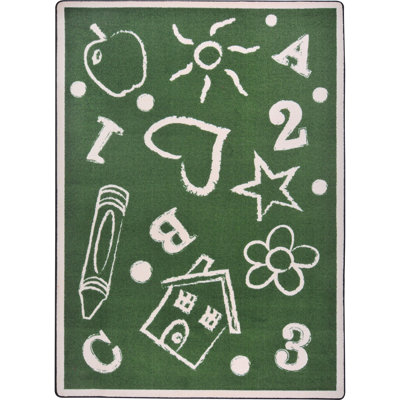 Playful Patterns Kids Art Area Rug