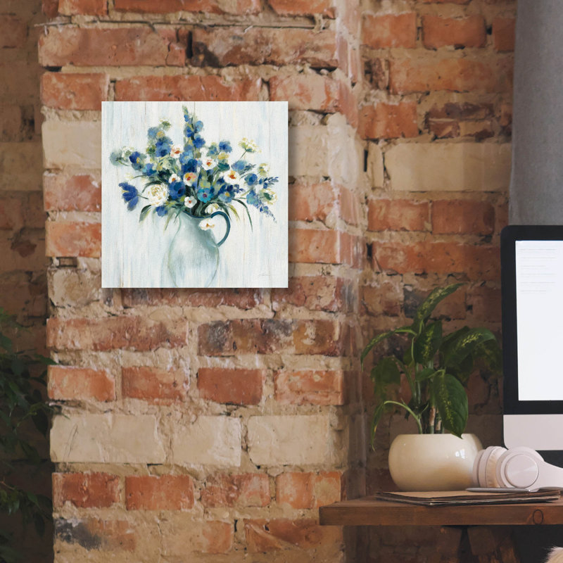 "Epic Graffiti" Coastal Bouquet Light "par Silvia Vassileva, art mural sur toile, 12 po x 12 po