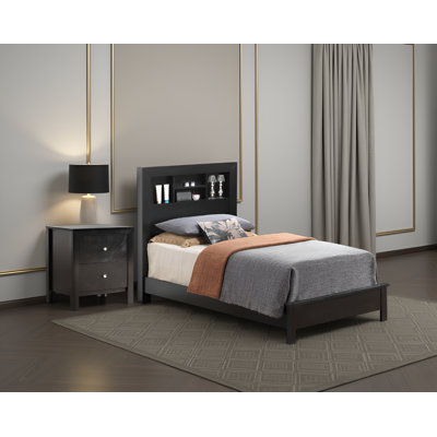 Ensemble de chambre à coucher avec lit simple 2 pièces Hasselt