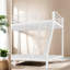 Lits superposés Twin XL et Queen en métal, structure en acier peu encombrante, style industriel moderne pour la maison-1502390306