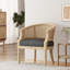 Chaise d'appoint en bois d'hévéa-338009465