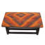 Banc de rangement rembourré avec tablettes