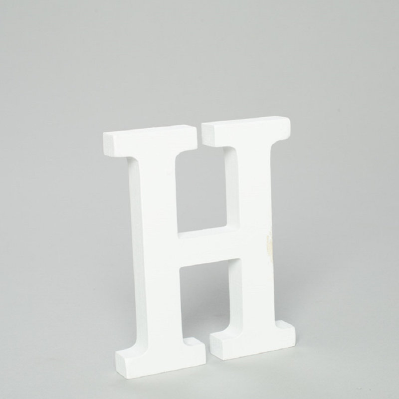 Bloc de lettres en bois, H