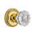 Rope Rosette with Crystal Door Knob
