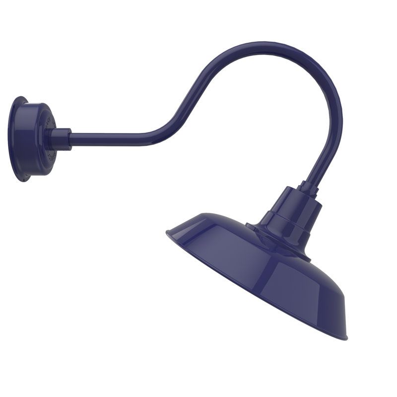 Haleigh LED Wall Light, 16" H x 16" W x 25" D, Cobalt Blue
