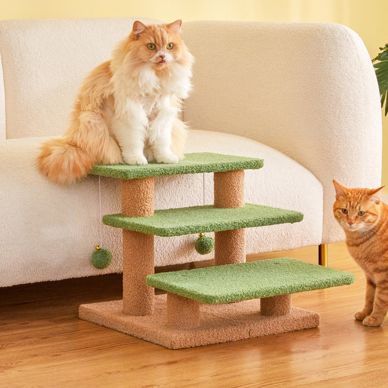 Tenley Stairs With 3 Steps, Green