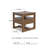 Geovoni End Table with Storage