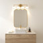 Dimmable Bathroom Wall Light with White Glass Shades-676788466-676788469