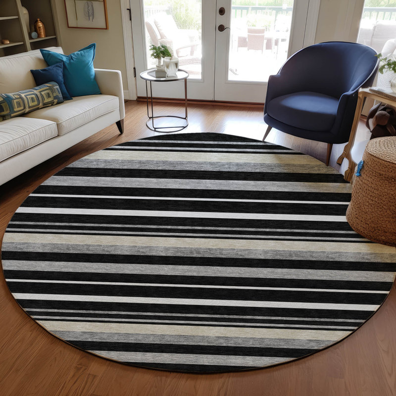Malek Area Rug, Round 8'