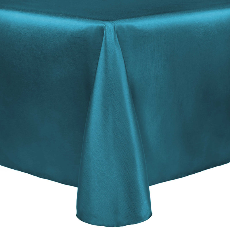 Solid Color Tablecloth, 120" x 72", 3, Aqua