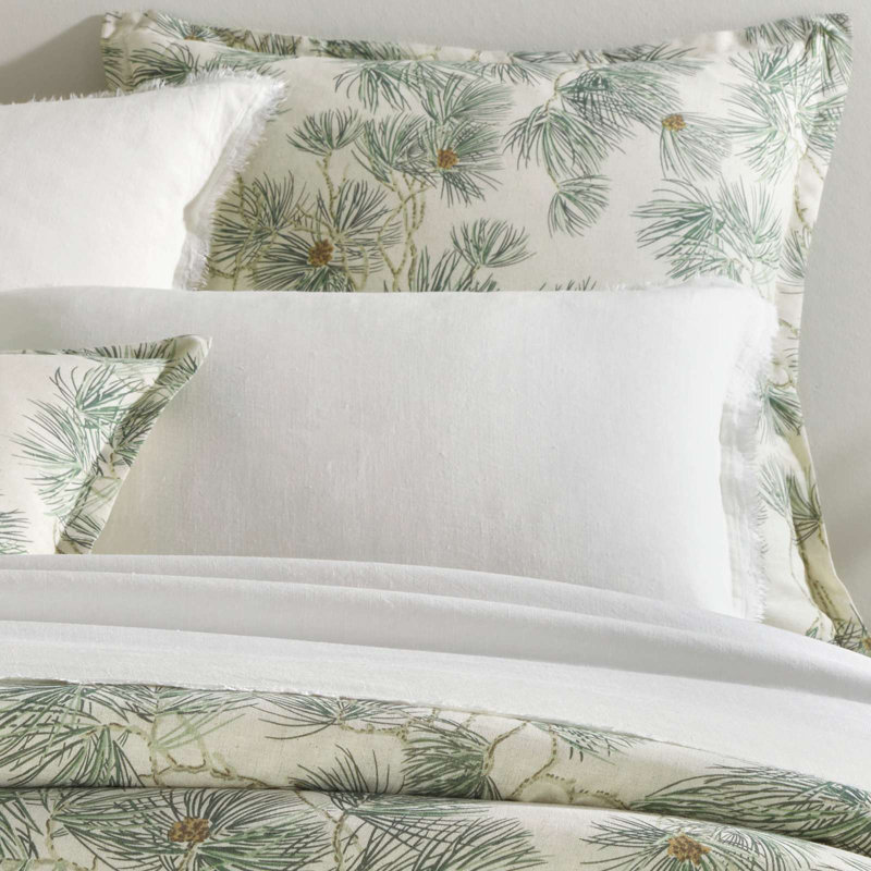 Vintage Pine Boughs Natural Sham, Standard