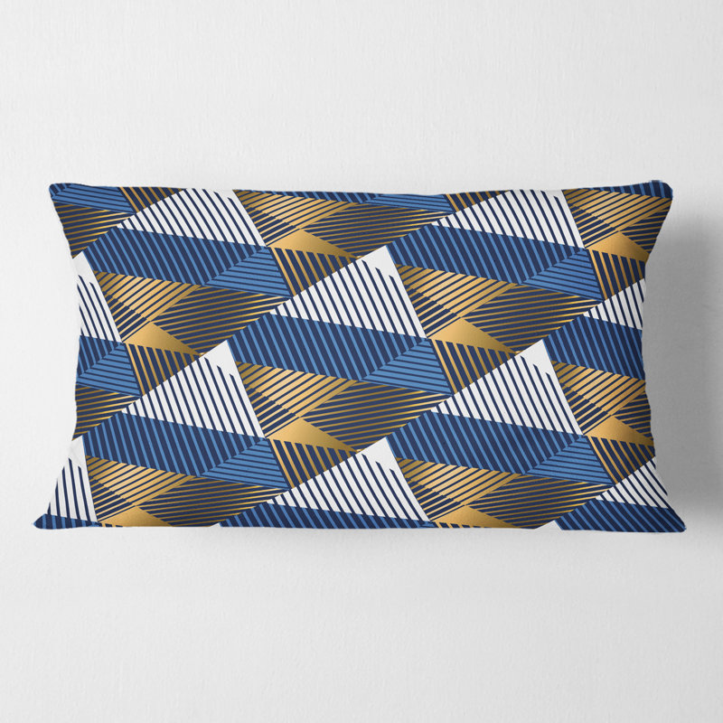 Coussin Retro, Bleu