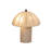 Dennett Clover Table Lamp-Taupe Marble