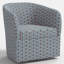 Chaise pivotante Pembroke en ardoise Delphine-121672264