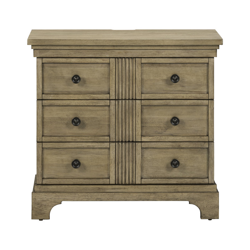 Kamoura Bedside Chest W/ Charging Station