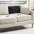Lagoa 60" W Modern Upholstered Square Arm Loveseat-1553399631