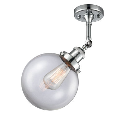 Clementina Glass Semi Flush Mount