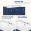 Meuble-lavabo de salle de bain avec lavabo en céramique-776658324-776658325