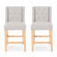 Tabourets de comptoir capitonnés en tissu, ensemble de 2-501645565-501645539