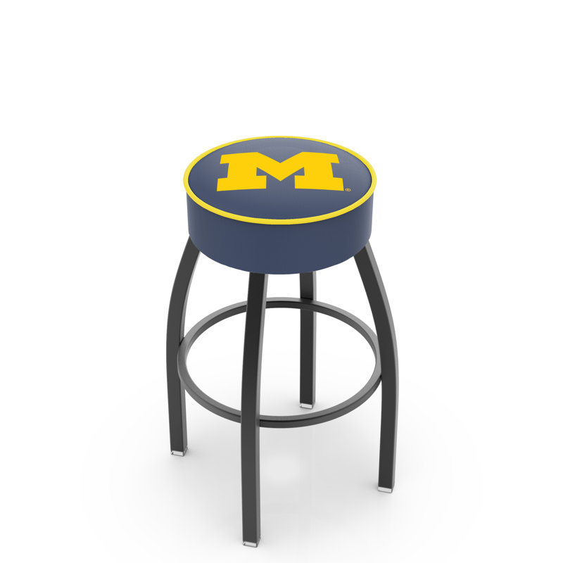 Tabouret de bar et de comptoir NCAA, Michigan, Noir, Tabouret de bar (assise de 30 po de hauteur)
