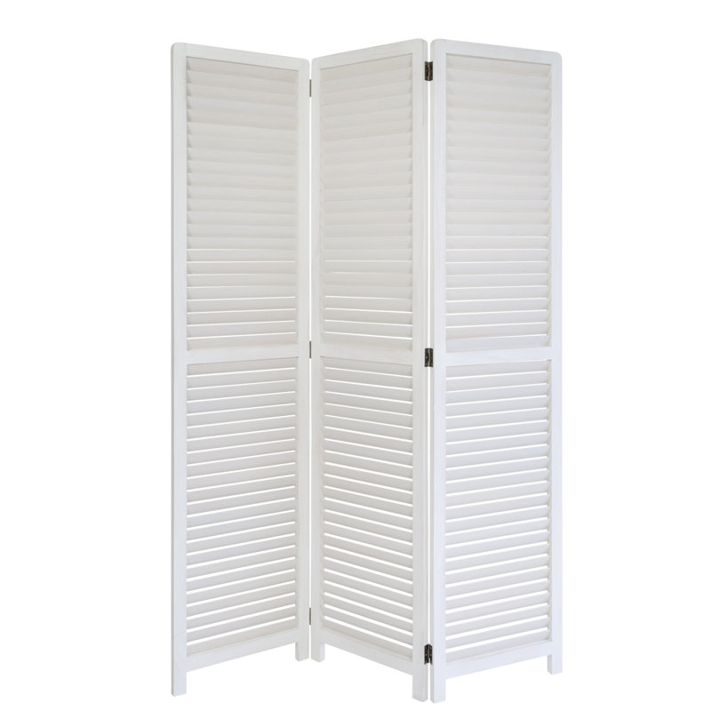 Room Divider Alina Wooden Room Divider With 3 Panels