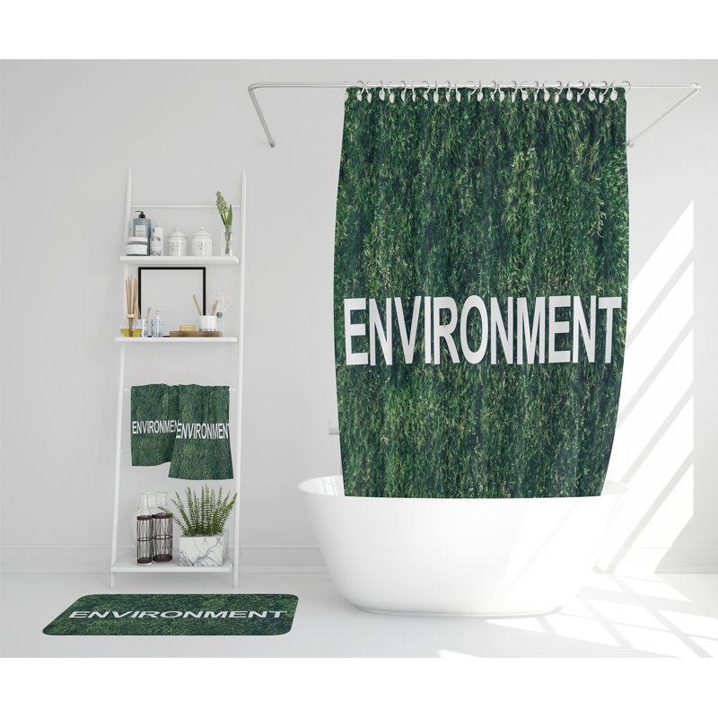 Nataisha Polyester Shower Curtain Set
