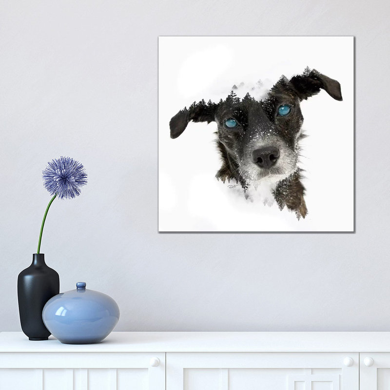 Dog by Paul Haag - Print on Canvas, Wrapped Canvas, 45.72 cm H x 45.72 cm W x 1.91 cm D