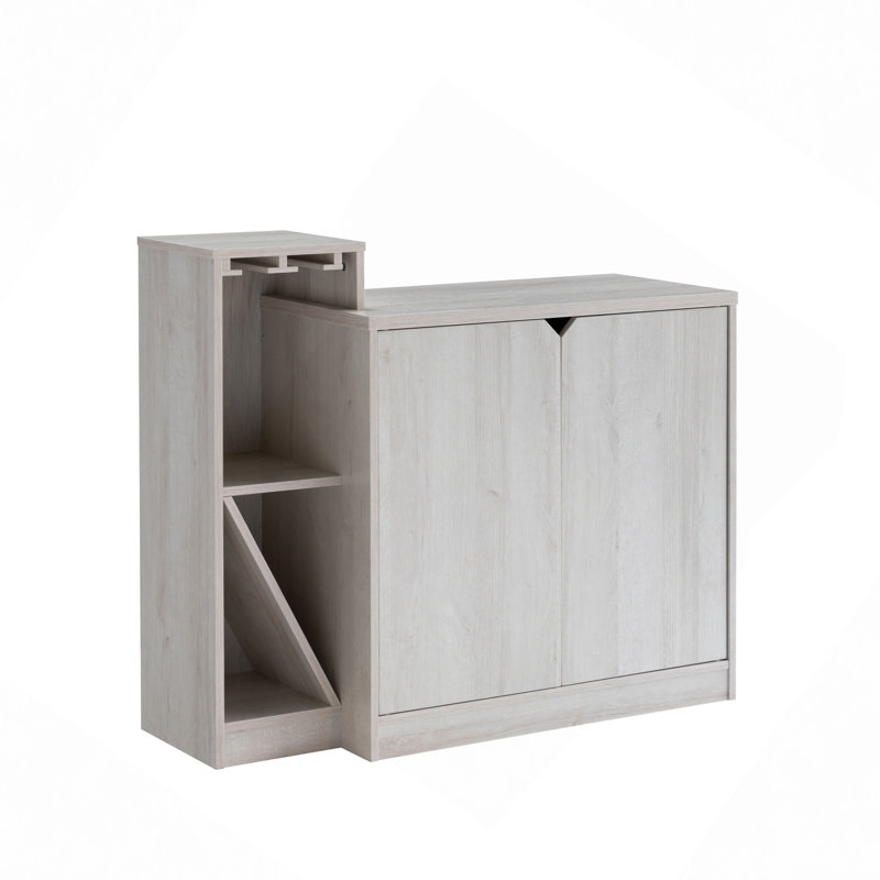 Bar, armoire de rangement pour bouteilles de vin, pouvant contenir 4 bouteilles de vin