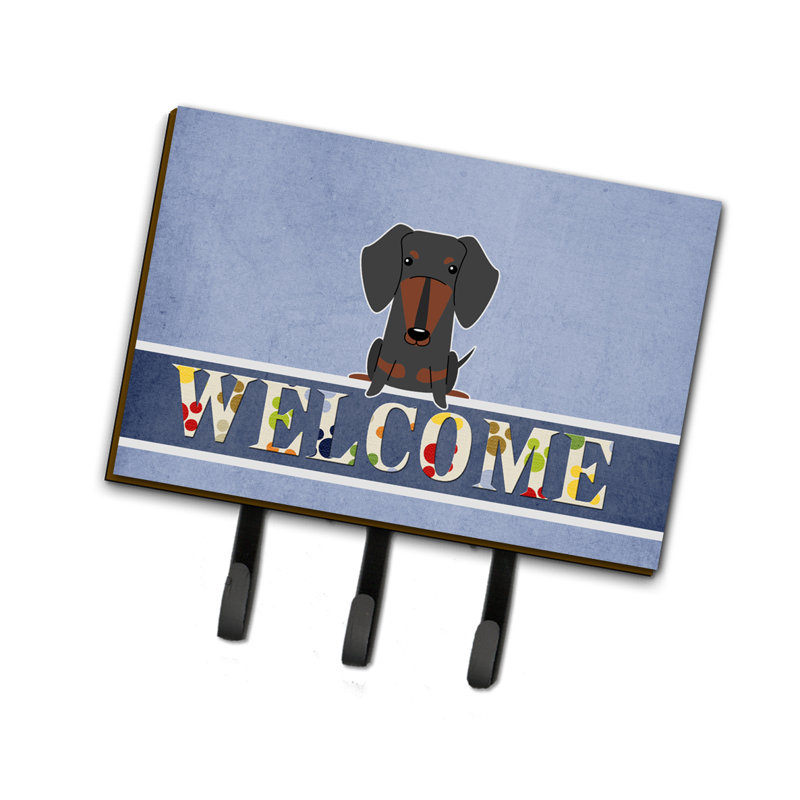 Laisse de bienvenue teckel ou porte-clé