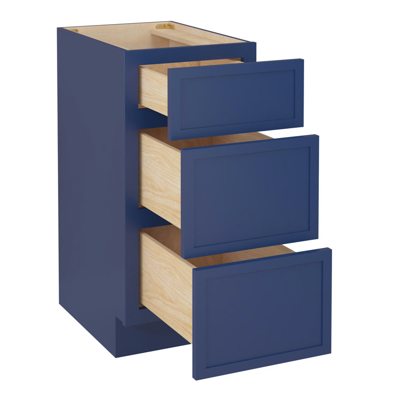 15'' Single Bathroom Vanity Base Only, Blue