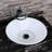 Ceramic Round Above Counter White Bathroom Sink Art Basin