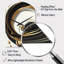 Gold Glamour Circle II - horloges métalliques en marbre arqué, horloge murale asymétrique-104241130