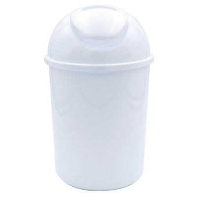Plastic Swing Top Rubbish Bin - 5L