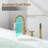 Sundale Cross Handles Deck-Mount Roman Tub Faucet with Handshower-106451131