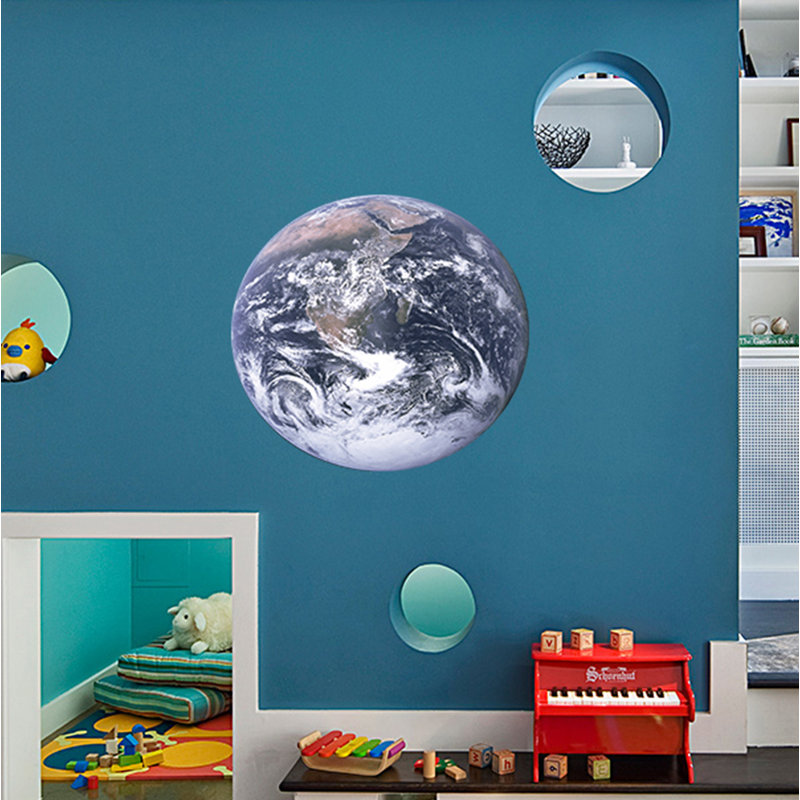 Geography Wall Decal, 33" H x 33" W