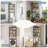 68" Industrial Over-the-Toilet Storage Rack, 4-Tier Space-Saving Bathroom Organizer with Manufactured Wood Shelves and Metal Frame-249815913-244257095
