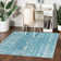 Tapis Lennon bleu clair