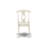 5 Piece Dining Room Furniture Set Includes a Round Kitchen Table with Dropleaf and 4 Dining Chairs, 42x42 Inch, Linen White-1722446617-1658449009-1647656254