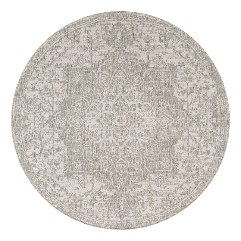 Jill Zarin Dubai Indoor/Outdoor Rug, Round 6'7"
