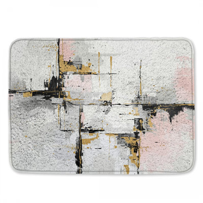 Tapis de bain abstrait