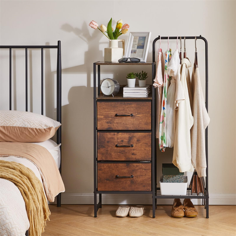 71.5cm W 3 - Drawer Chest of Drawers, Brown