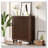 33.46" Storage Coffee Bar Cabinet With  2Doors & Shelves-148926094